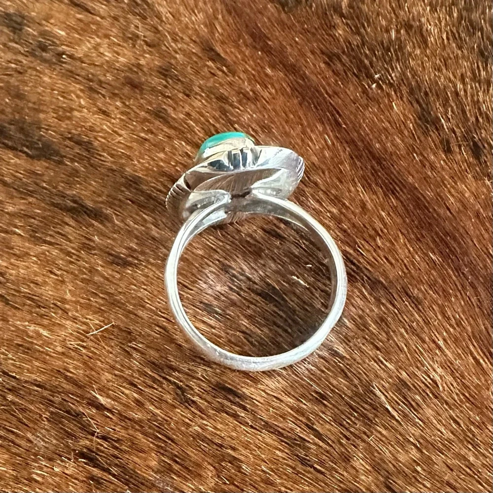Sterling Silver and Turquoise Native Ring NWOT - Picture 6 of 15